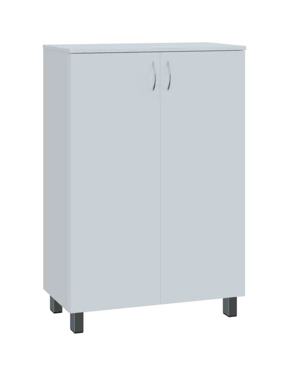 SN 3 - 8D kancelářská skříň, 2-dveřová, 1180x800x400, bílá