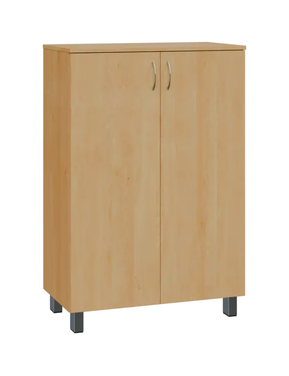 SN 3 - 8D kancelářská skříň, 2-dveřová, 1180x800x400, javor horský