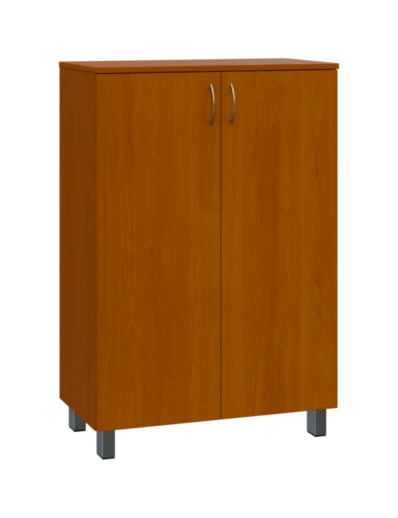 SN 3 - 8D kancelářská skříň, 2-dveřová, 1180x800x400, třešeň šumavská