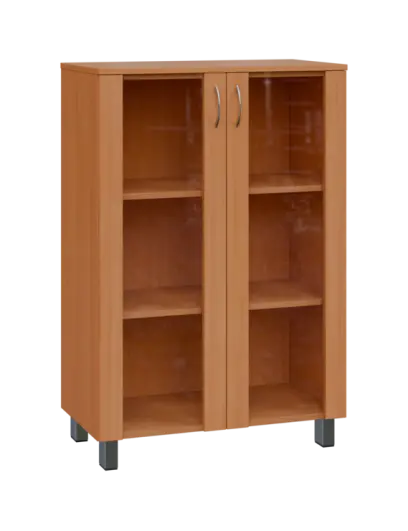 SN 3 - 8S kancelářská skříň, 2-dveřová, prosklená, 1180x800x400, buk royal SN 3 - 8S kancelářská skříň, 2-dveřová, prosklená, 1180x800x400, buk royal