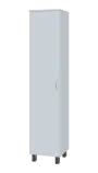 SN 5 - 4D kancelářská skříň, 1-dveřová, levá, 1876x400x400, bílá