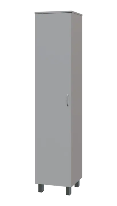 SN 5 - 4D kancelářská skříň, 1-dveřová, levá, 1876x400x400, šedá SN 5 - 4D kancelářská skříň, 1-dveřová, levá, 1876x400x400, šedá