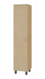 SN 5 - 4D kancelářská skříň, 1-dveřová, levá, 1876x400x400, bříza světlá