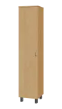 SN 5 - 4D kancelářská skříň, 1-dveřová, levá, 1876x400x400, javor horský