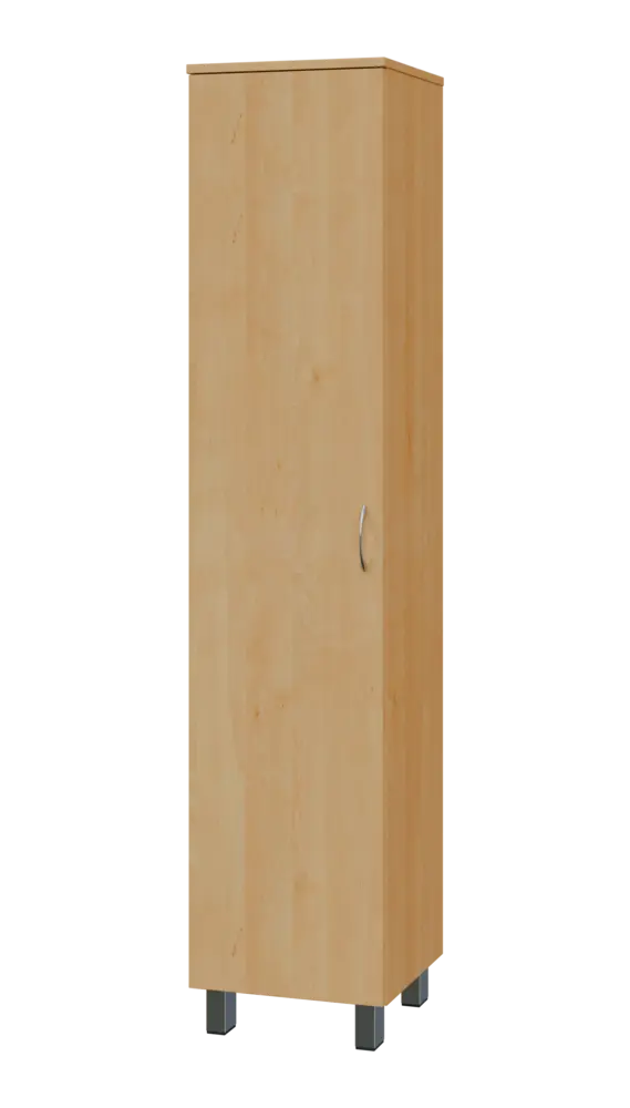 SN 5 - 4D kancelářská skříň, 1-dveřová, levá, 1876x400x400, javor horský