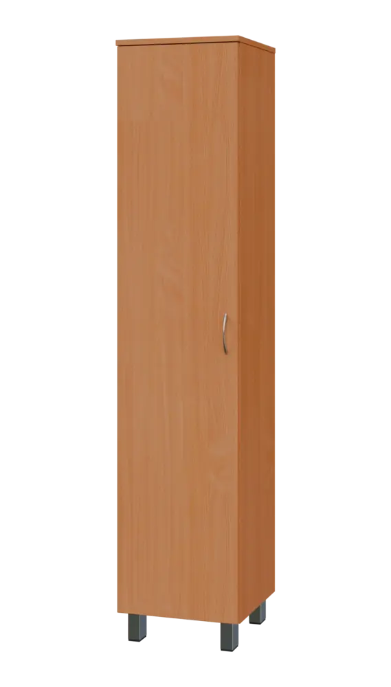 SN 5 - 4D kancelářská skříň, 1-dveřová, levá, 1876x400x400, buk royal