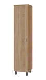 SN 5 - 4D kancelářská skříň, 1-dveřová, levá, 1876x400x400, dub bardolino