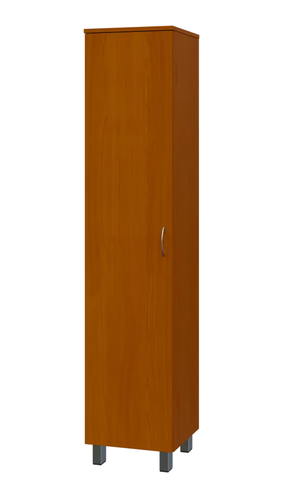 SN 5 - 4D kancelářská skříň, 1-dveřová, levá, 1876x400x400, třešeň šumavská