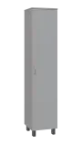 SN 5 - 4D kancelářská skříň, 1-dveřová, pravá, 1876x400x400, šedá