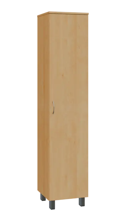 SN 5 - 4D kancelářská skříň, 1-dveřová, pravá, 1876x400x400, javor horský