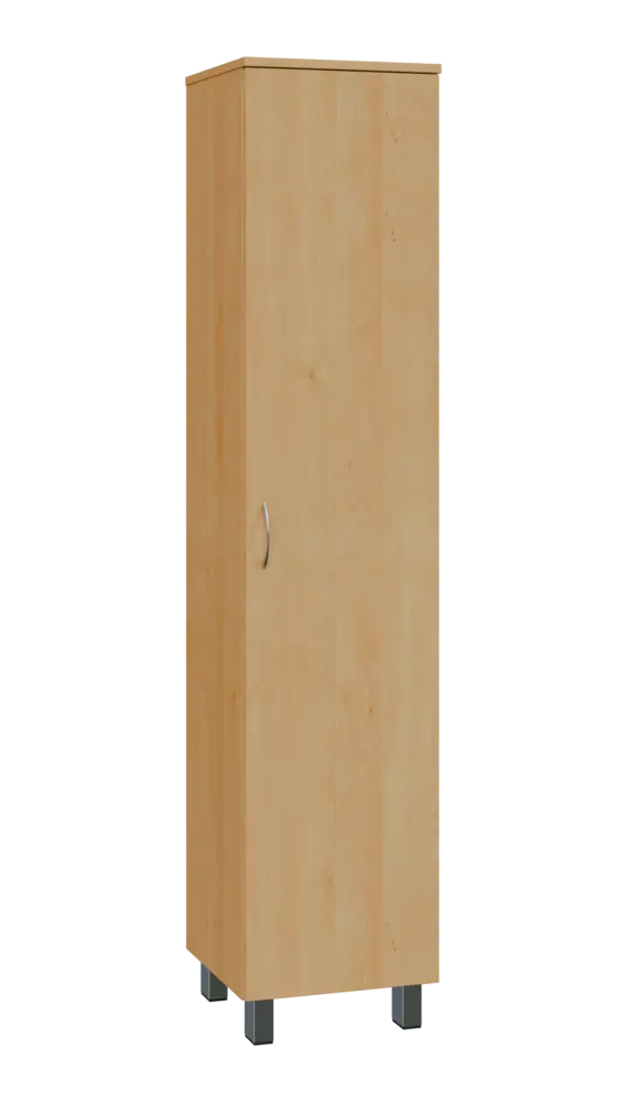 SN 5 - 4D kancelářská skříň, 1-dveřová, pravá, 1876x400x400, javor horský