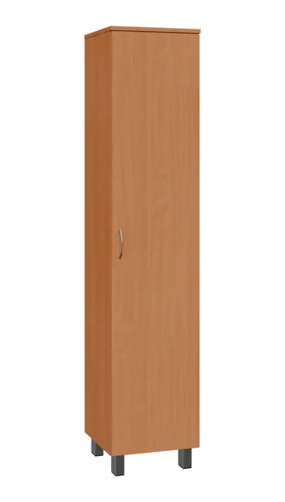 SN 5 - 4D kancelářská skříň, 1-dveřová, pravá, 1876x400x400, buk royal