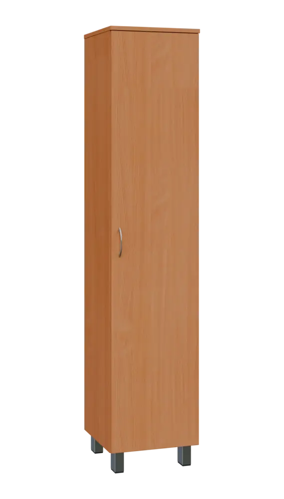 SN 5 - 4D kancelářská skříň, 1-dveřová, pravá, 1876x400x400, buk royal