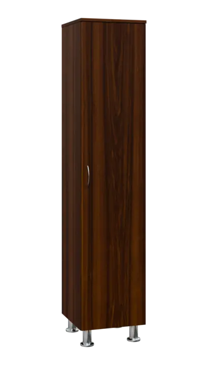 SN 5 - 4D kancelářská skříň, 1-dveřová, pravá, 1876x400x400, ořech královský