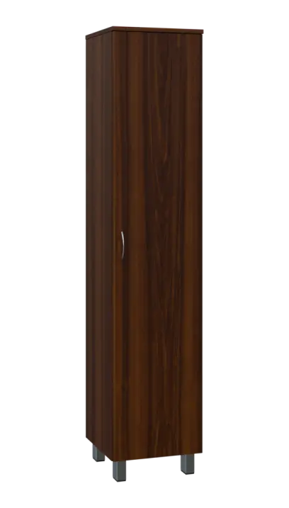 SN 5 - 4D kancelářská skříň, 1-dveřová, pravá, 1876x400x400, ořech královský