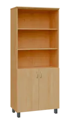 SN 5 - 8DN3 kancelářská skříň, 2-dveřová/nika, 1876x800x400, javor horský