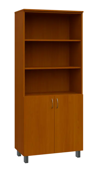 SN 5 - 8DN3 kancelářská skříň, 2-dveřová/nika, 1876x800x400, třešeň šumavská