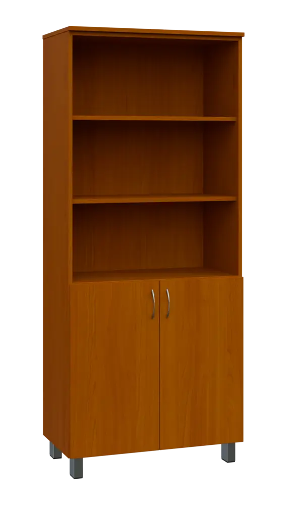 SN 5 - 8DN3 kancelářská skříň, 2-dveřová/nika, 1876x800x400, třešeň šumavská