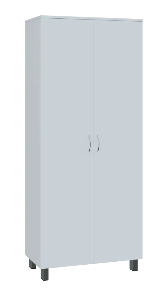 SN 5 - 8D kancelářská skříň, 2-dveřová, 1876x800x400, bílá