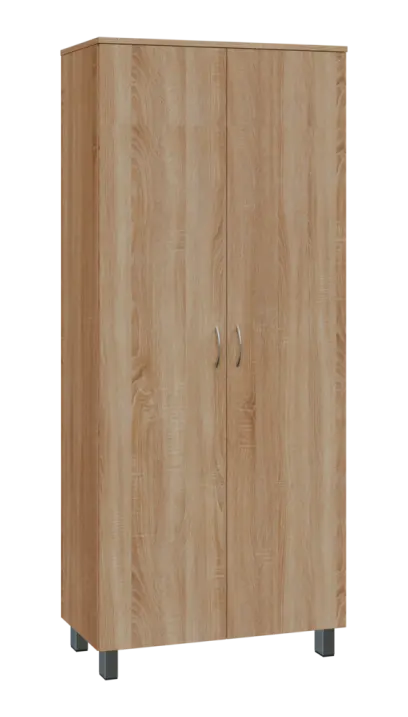 SN 5 - 8D kancelářská skříň, 2-dveřová, 1876x800x400, dub bardolino