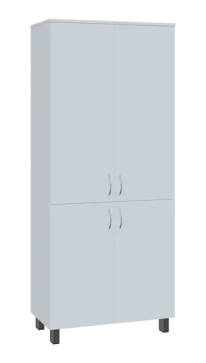 SN 5 - 84D kancelářská skříň, 4-dveřová, 1876x800x400, bílá