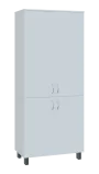 SN 5 - 84D kancelářská skříň, 4-dveřová, 1876x800x400, bílá