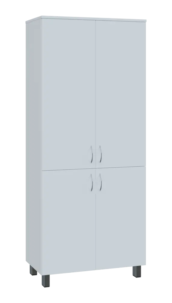 SN 5 - 84D kancelářská skříň, 4-dveřová, 1876x800x400, bílá