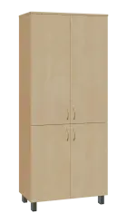 SN 5 - 84D kancelářská skříň, 4-dveřová, 1876x800x400, bříza světlá