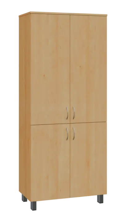 SN 5 - 84D kancelářská skříň, 4-dveřová, 1876x800x400, javor horský