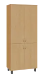 SN 5 - 84D kancelářská skříň, 4-dveřová, 1876x800x400, javor horský