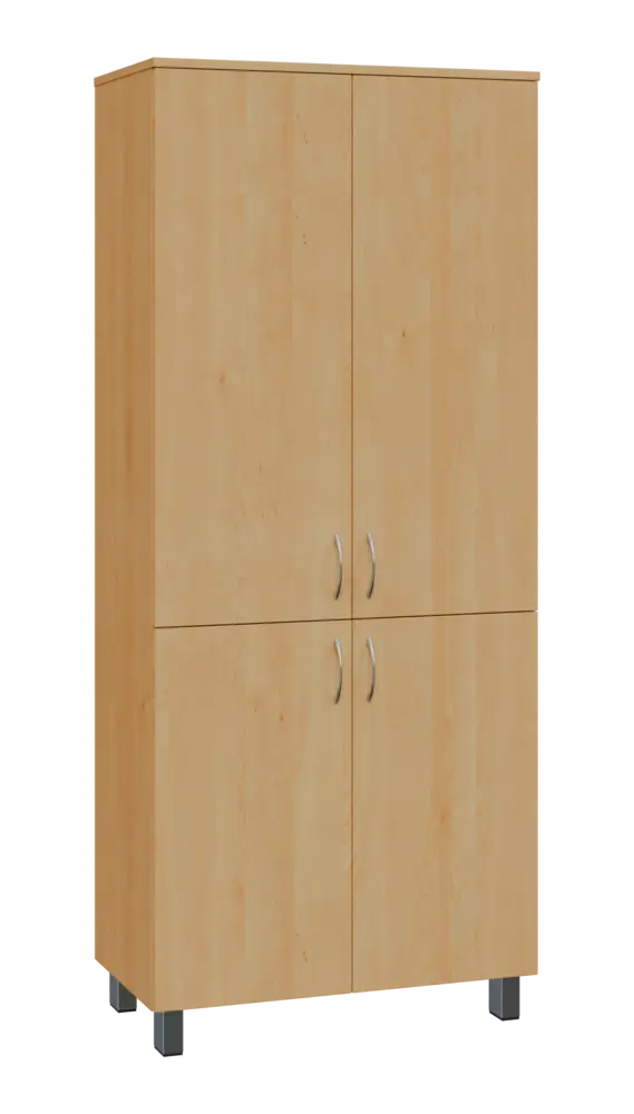 SN 5 - 84D kancelářská skříň, 4-dveřová, 1876x800x400, javor horský