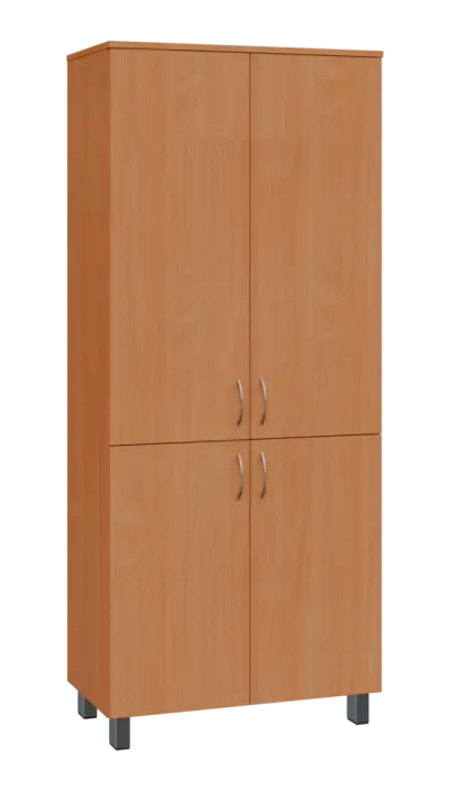 SN 5 - 84D kancelářská skříň, 4-dveřová, 1876x800x400, buk royal