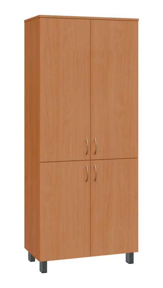 SN 5 - 84D kancelářská skříň, 4-dveřová, 1876x800x400, buk royal