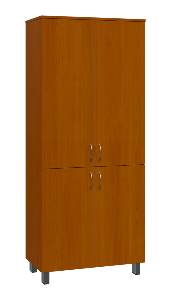 SN 5 - 84D kancelářská skříň, 4-dveřová, 1876x800x400, třešeň šumavská