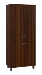 SN 5 - 84D kancelářská skříň, 4-dveřová, 1876x800x400, ořech královský