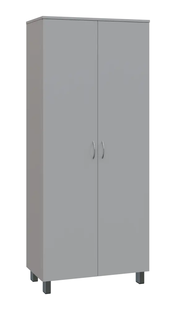 SSR 5 - 81 šatní skříň, 2-dveřová, výsuvné ramínko, 1876x800x400, šedá