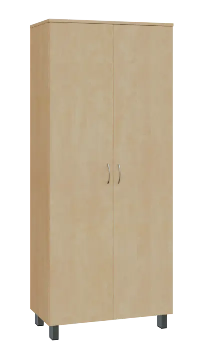 SSR 5 - 81 šatní skříň, 2-dveřová, výsuvné ramínko, 1876x800x400, bříza světlá