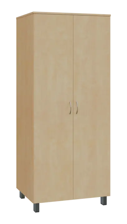 SST 5 - 82 šatní skříň, 2-dveřová, tyč, 1876x800x600, bříza světlá