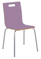 MEGAN jídelní židle šeříková, kostra nerez