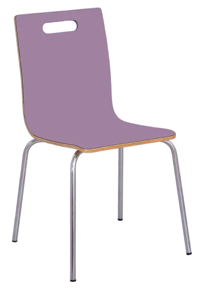 MEGAN jídelní židle šeříková, kostra nerez