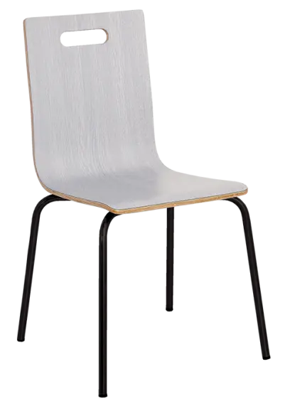 MEGAN jídelní židle dub sněžný, kostra černá