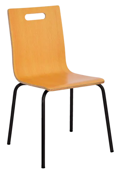 MEGAN jídelní židle buk, kostra černá