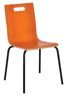 MEGAN jídelní židle třešeň, kostra černá