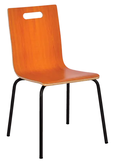 MEGAN jídelní židle třešeň, kostra černá