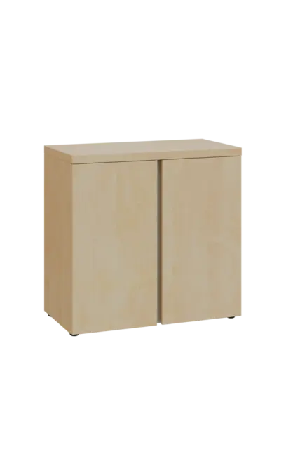 MHN 2 - 8D kancelářská skříň, 2-dveřová, 770x800x400, bříza světlá