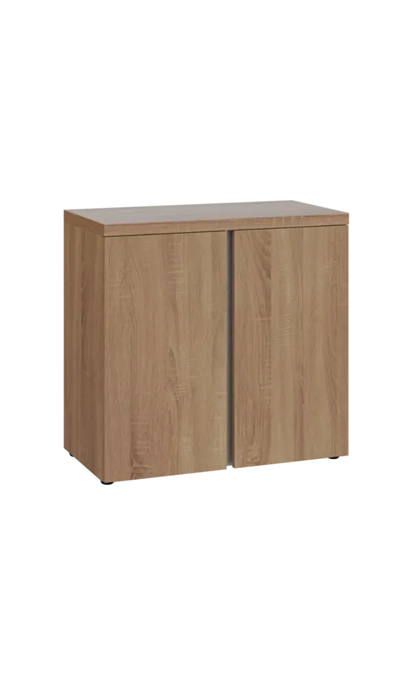 MHN 2 - 8D kancelářská skříň, 2-dveřová, 770x800x400, dub bardolino