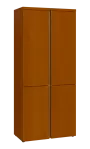 MHN 5 - 84D kancelářská skříň, 4-dveřová, 1820x800x400, třešeň šumavská