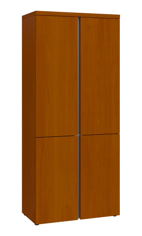MHN 5 - 84D kancelářská skříň, 4-dveřová, 1820x800x400, třešeň šumavská