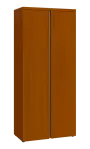 MHN 5 - 8D kancelářská skříň, 2-dveřová, 1820x800x400, třešeň šumavská