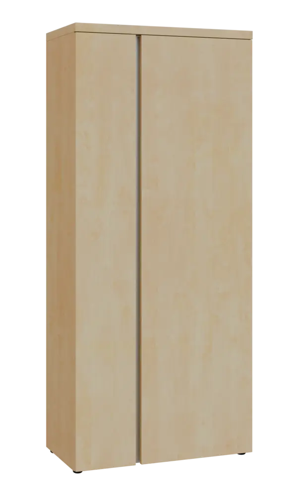 MHSR 5 - 81 šatní skříň, 2-dveřová, výsuvné ramínko, 1820x800x400, bříza světlá